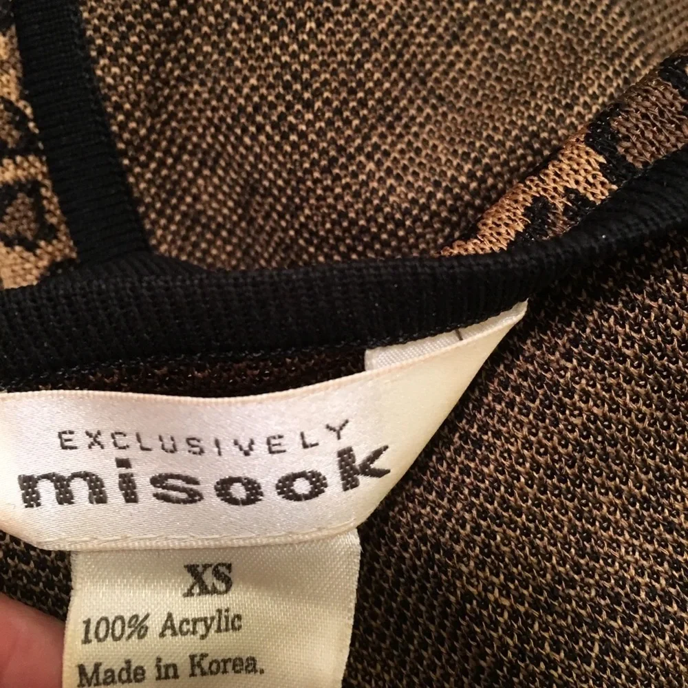 Misook Cheetah Print Knit Cardigan - Picture 3 of 5